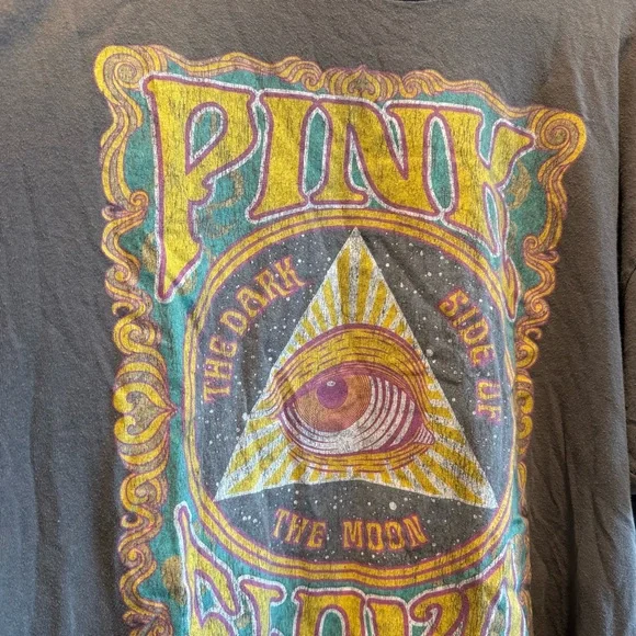 Gray Pink Floyd Graphic Tee - Picture 3 of 6